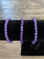 Load image into Gallery viewer, Petite Power Bracelet Amethyst/Style #2

