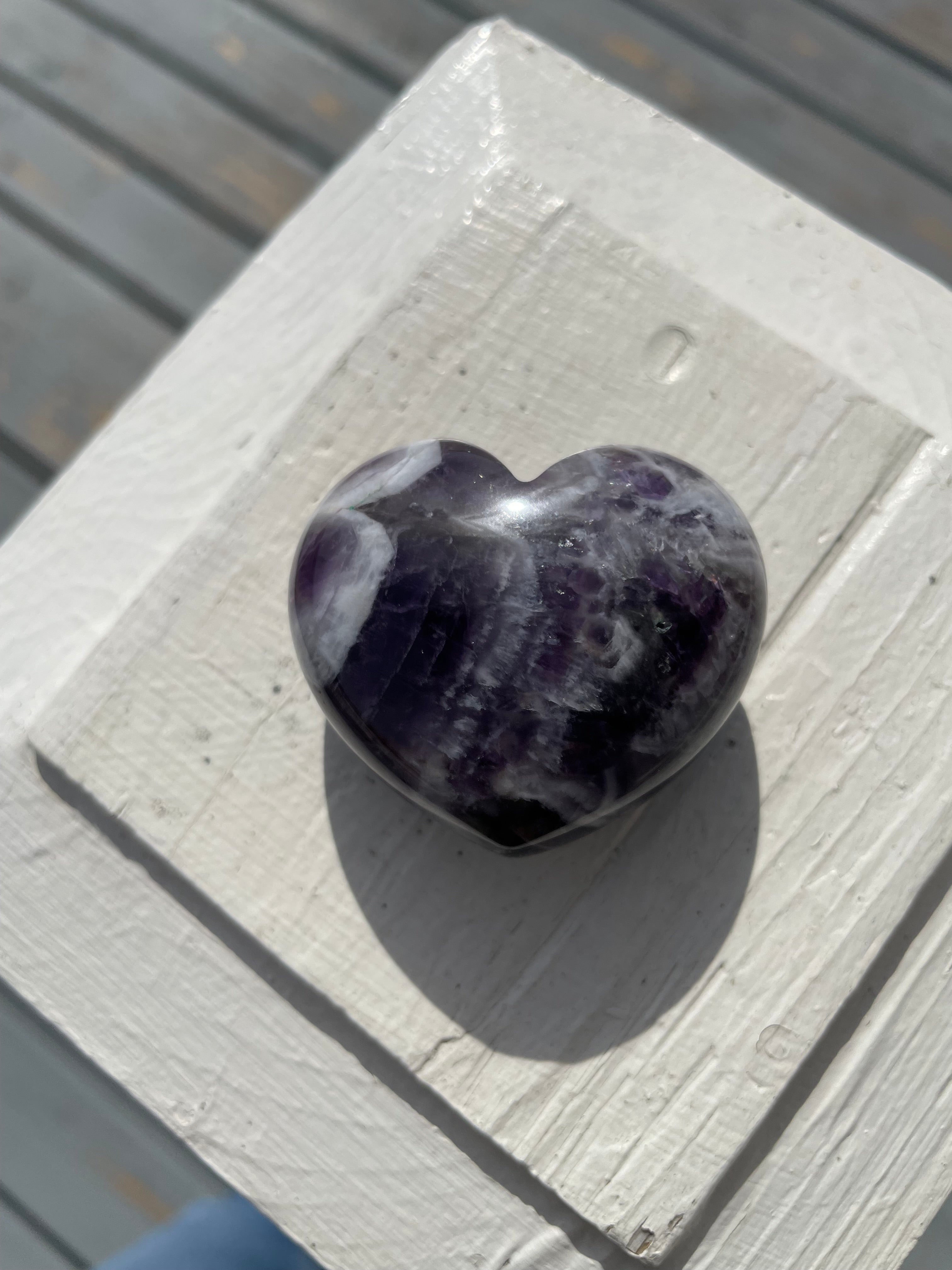 Amethyst Crystal Heart #5
