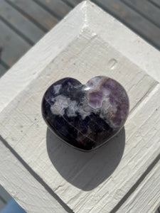 Amethyst Crystal Heart #1