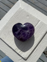 Load image into Gallery viewer, Amethyst Crystal Heart #4

