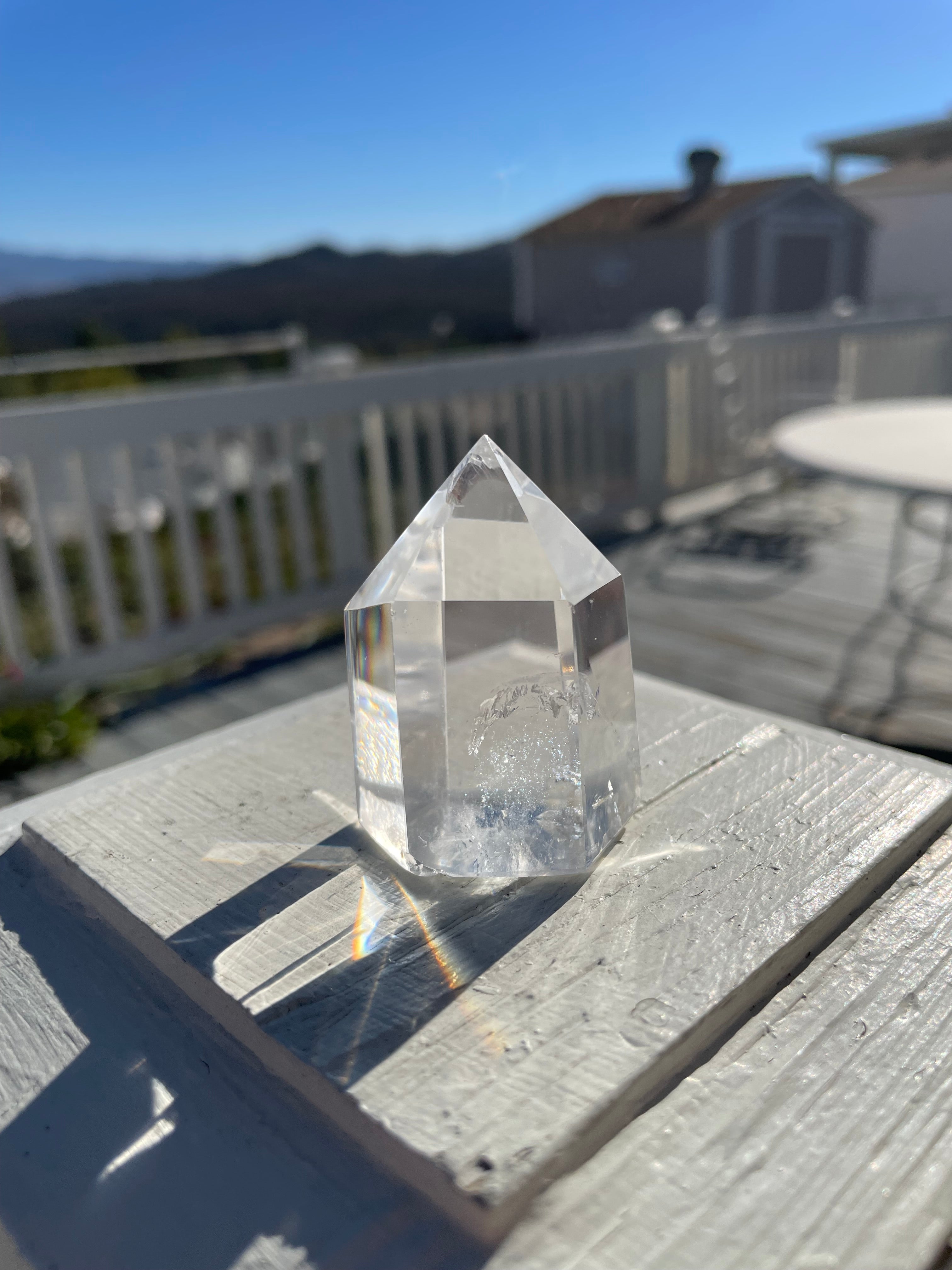 Clear Quartz Crystal Point #7
