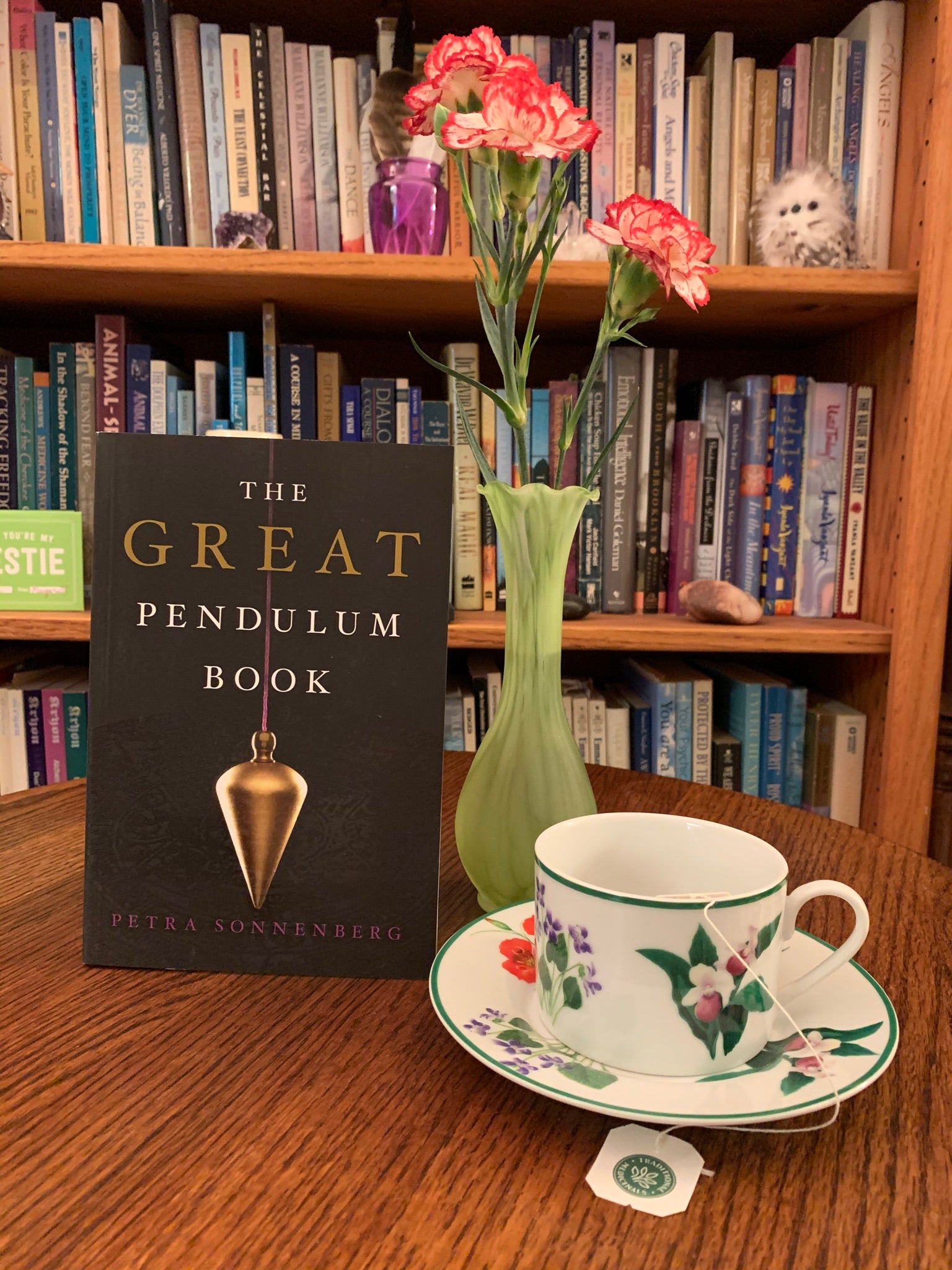 This is a book called The Great Pendulum Book by Petra Sonnenberg. It is an in-depth look at the use of the pendulum as a divination tool.