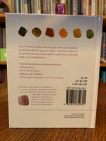 Load image into Gallery viewer, Close-up view of back cover. Crystal Healing is a book by the best-selling author, Judy Hall. In this book, she demonstrates how to use crystals/gemstones to heal yourself on multiple levels. She discusses 12 master healing crystals and how to use them for healing important issues. Check out her Crystal Bible series in our book section!
