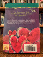 Load image into Gallery viewer, Close-up back cover. You Can Heal Your Life (gift edition with beautiful illustrations) by the amazing Louise Hay. This is one of the first books I ever read as I transformed my own life spiritually and re-oriented my belief about healing to a holistic and natural approach. It is a wonderful book with profound information about healing, self-healing and self-love, in which Hay tells her own story of transformation and healing and of how she beat cancer in natural ways. Cost is $24.99.
