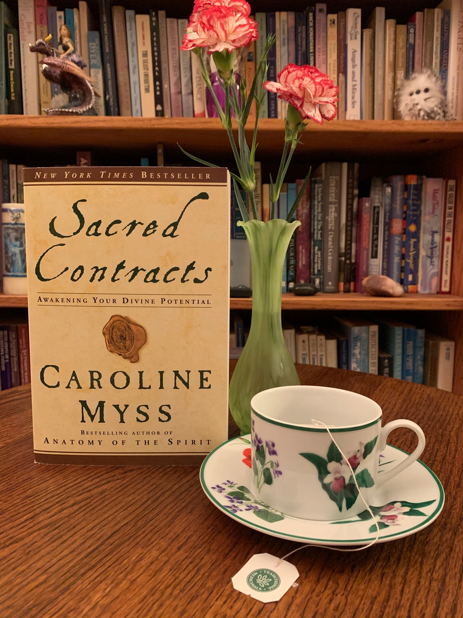 Sacred Contracts by Caroline Myss is a powerful book and guide to finding your own sacred contracts (higher purpose) using archetypes that "build on the works of Jung, Plato" and others. In coming to know your archetypal companions, you also begin to see how to live your life in ways that make the best use of your personal power and lead you to fulfill your greatest - in fact, your divine - potential." Myss is a best-selling author, medical intuitive and spiritual teacher. Cost is $17.99.