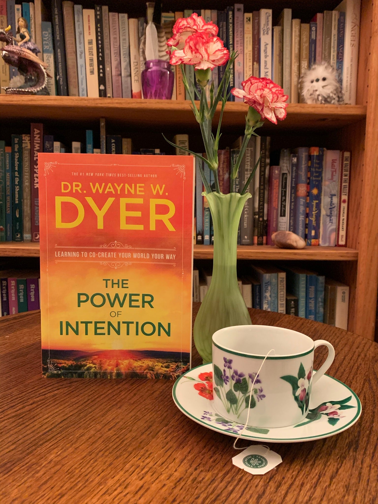 The Power of Intention by Wayne Dyer is a very powerful book about intention and how to use it to manifest the life you desire. "This book explores intention - not as something you do - but as an energy you are a part of. This is the first book to [to have looked at] intention as a field of energy you can access to begin co-creating your life." Dyer is a best selling author and published over 40 books, many of which were best sellers. Cost is $16.99