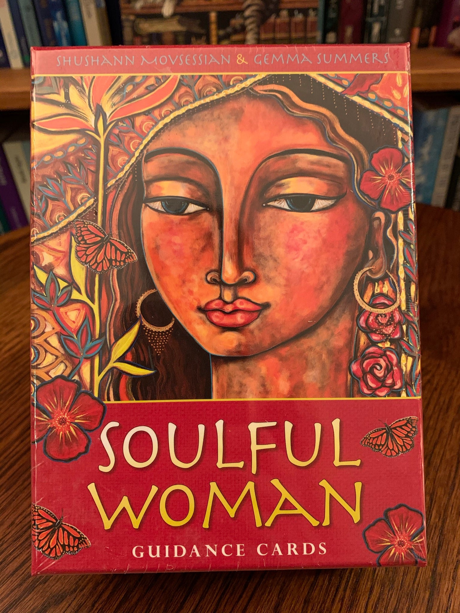 The Soulful Woman Guidance Cards are empowering, nourishing, validating and inspiring. The deck was created by Shushann Movsessian and Gemma Summers, who handpicked 26 visionary female artists to illustrate the cards. And so this deck is for women and by women who are creative, gifted and talented. These cards will "help you to relax into life's flow, trust in divine timing, follow your intuition." Set includes 26 cards, a guidebook & a box to store them. Cost is $23.95.