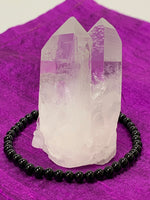 Load image into Gallery viewer, Petite Gemstone Power Bracelet Onyx
