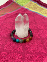 Load image into Gallery viewer, Power Bracelet Amethyst/Chakra
