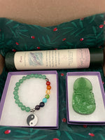 Load image into Gallery viewer, Aventurine Om Gift Box
